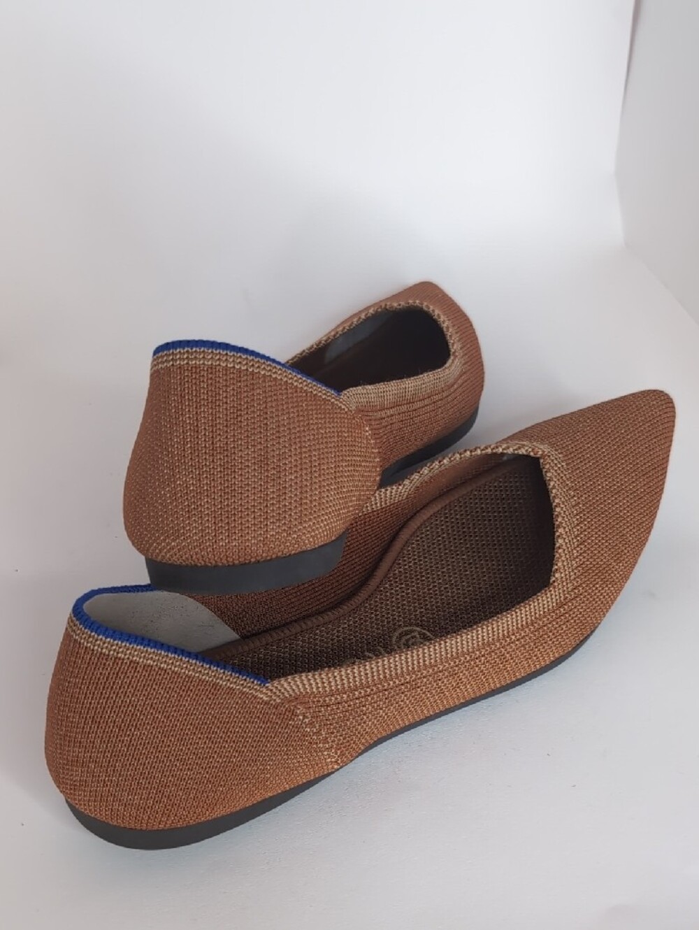 Brown Pointed Women's Flats by - Picture 2 of 7